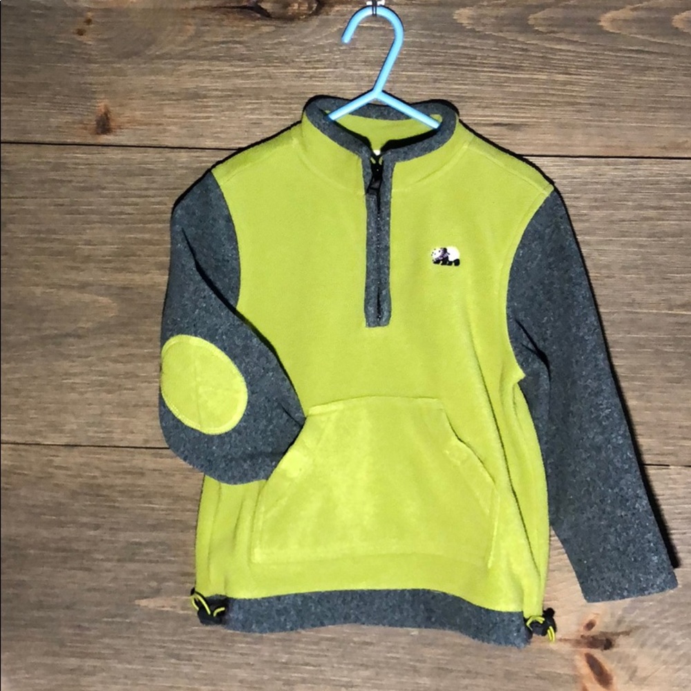 Janie and Jack Boys Fleece Quarter Zip